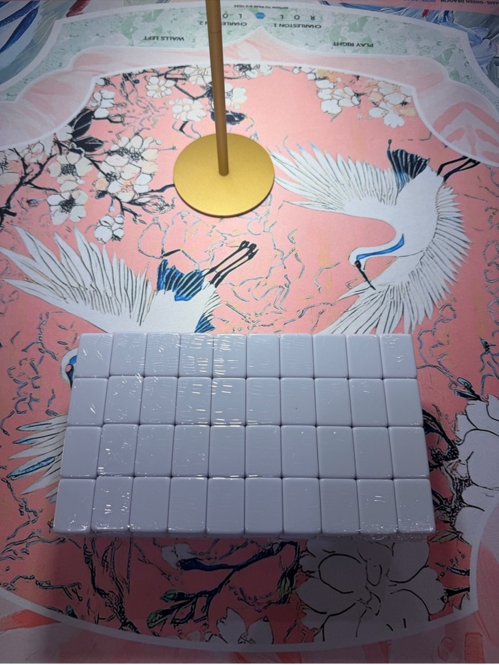 Lavender Lilac Purple and Pink Mahjong Tiles - Picture 2 of 8